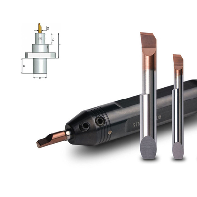 Carbide-borende gereedschappen met SIM-vergrendeling Precision Holder en interne koelmiddelontwerp voor een verbeterde levensduur van het gereedschap