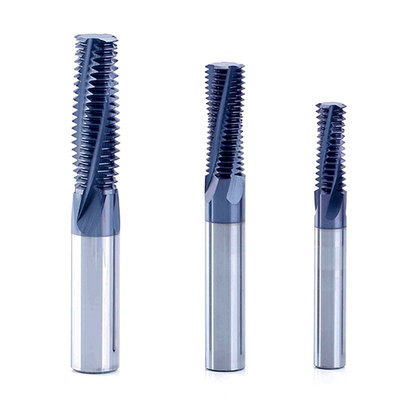 Meerdere tanden precieze draad frezen 12 mm eindfreesmachine met composietcoating
