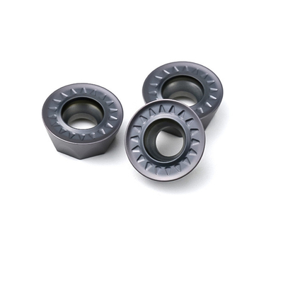 Hoogwaardige duurzame carbide-freesinbrengingen voor het met hoge snelheid frezen van niet-ferronhoudende metalen op CNC-draaienmachines