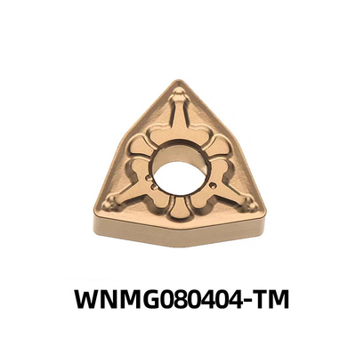 WNMG080404-TM Vervangbare, indexerbare CNC-carbide-draaiinzetstukken voor legeringen bij hoge temperatuur, niet-ferronen materialen