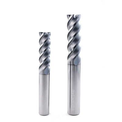 Carbide U-Channel End Mill 4 Flute AlCrN gecoat voor zacht staal