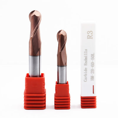 6 mm Carbide Ball Nose End Mill 2 Fluitten voor metaalverwerking