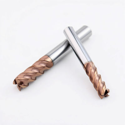 Carbide 4 Flute End Mill voor schimmelstaal tot 60HRC