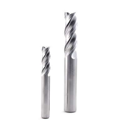 Carbide U-Groove End Mill voor Aluminium 3-snijders DLC Gecoat