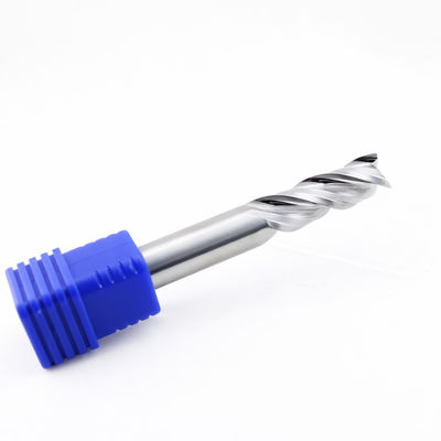 Carbide U-Groove End Mill voor Aluminium 3-snijders DLC Gecoat