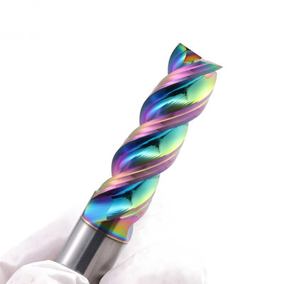 3 Flute DLC Coated Carbide End Mill voor CNC-snijden van aluminium